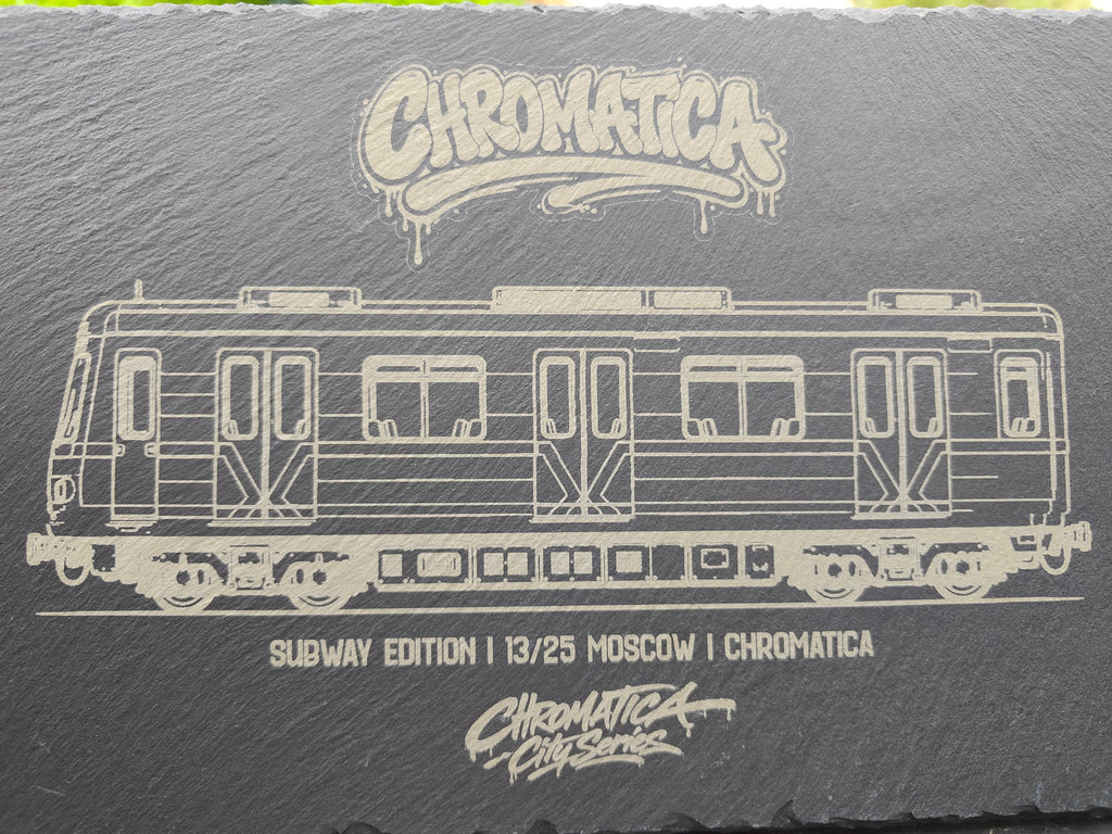 Moscow Metro Slate Art – Laser-Engraved Limited Edition