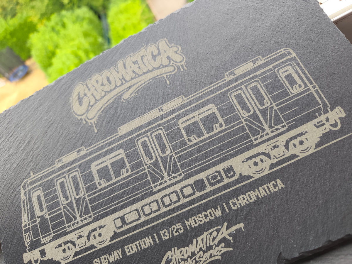 Moscow Metro Slate Art – Laser-Engraved Limited Edition