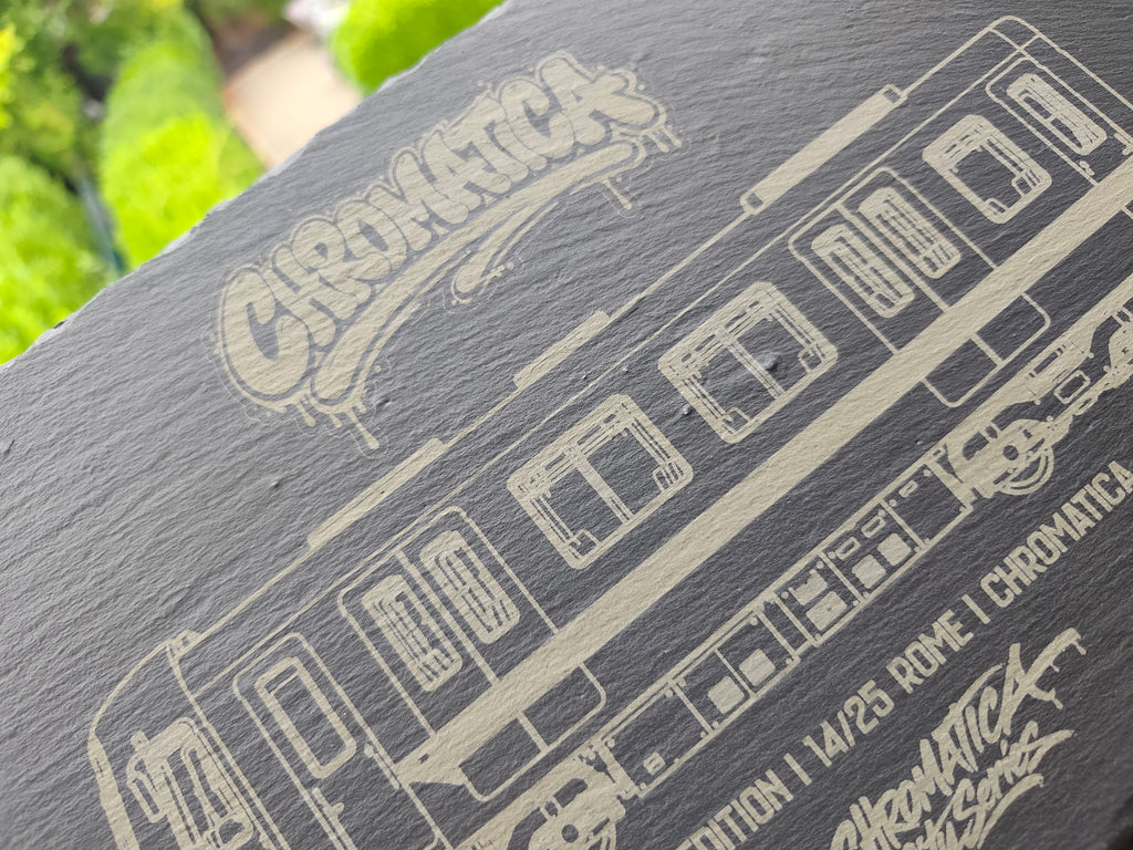Rome Metro Slate Art – Laser-Engraved Limited Edition