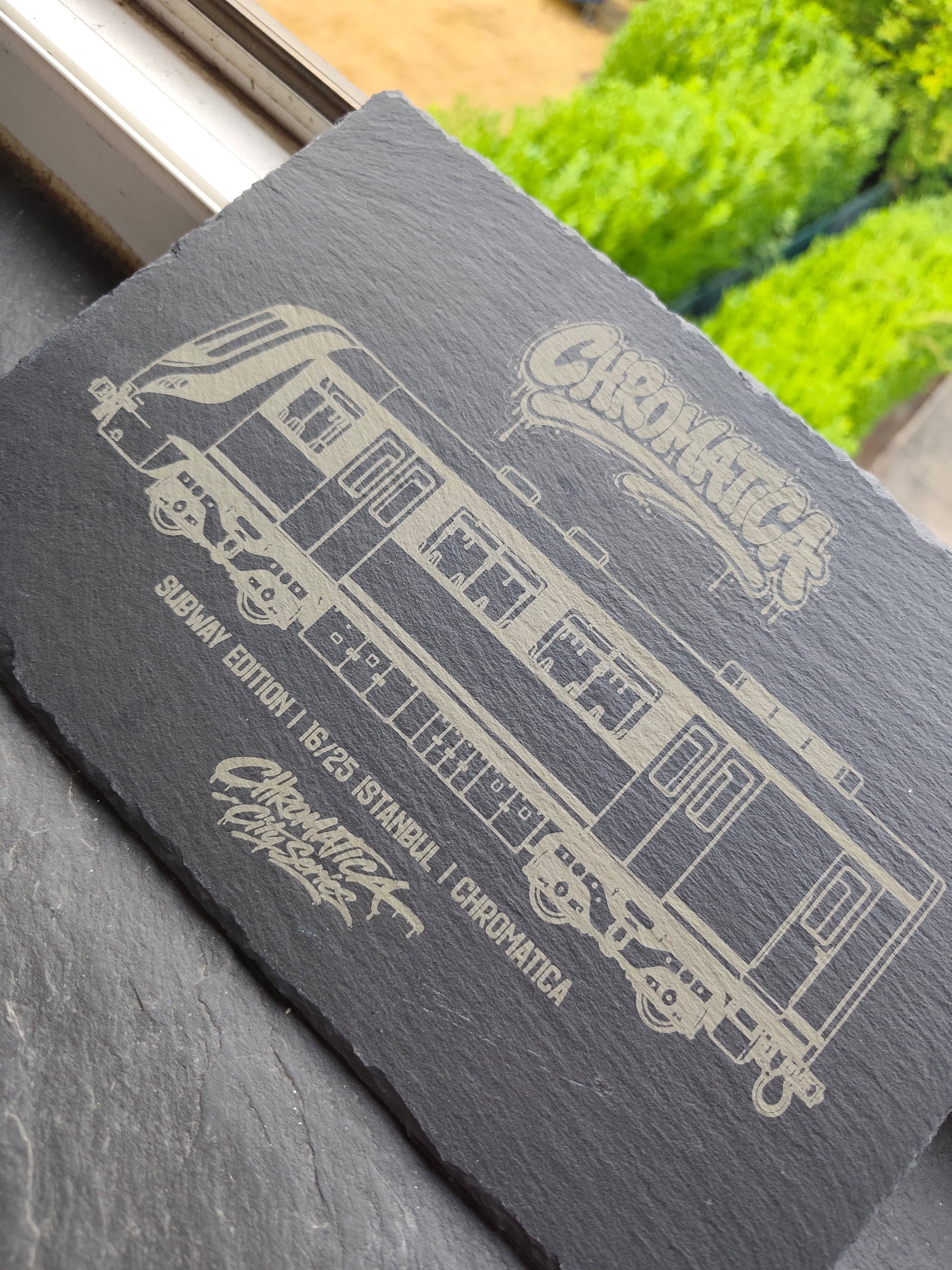Istanbul Metro Slate Art – Laser-Engraved Limited Edition