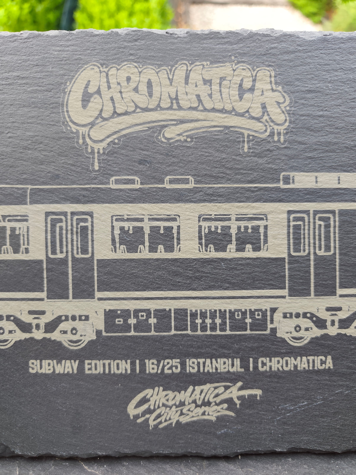 Istanbul Metro Slate Art – Laser-Engraved Limited Edition