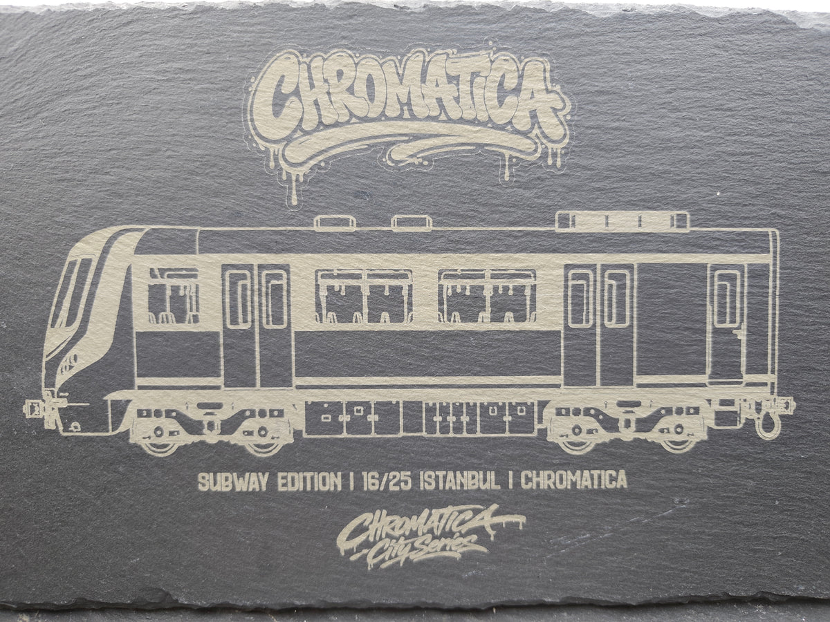 Istanbul Metro Slate Art – Laser-Engraved Limited Edition