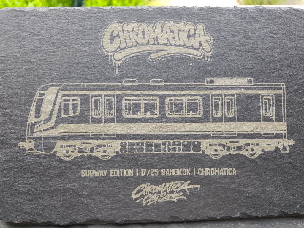 Bangkok BTS Skytrain Slate Art – Laser-Engraved Limited Edition