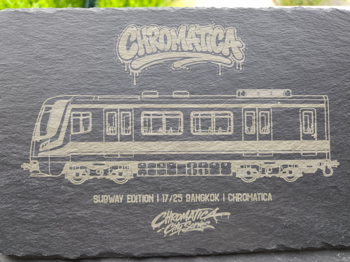 Bangkok BTS Skytrain Slate Art – Laser-Engraved Limited Edition