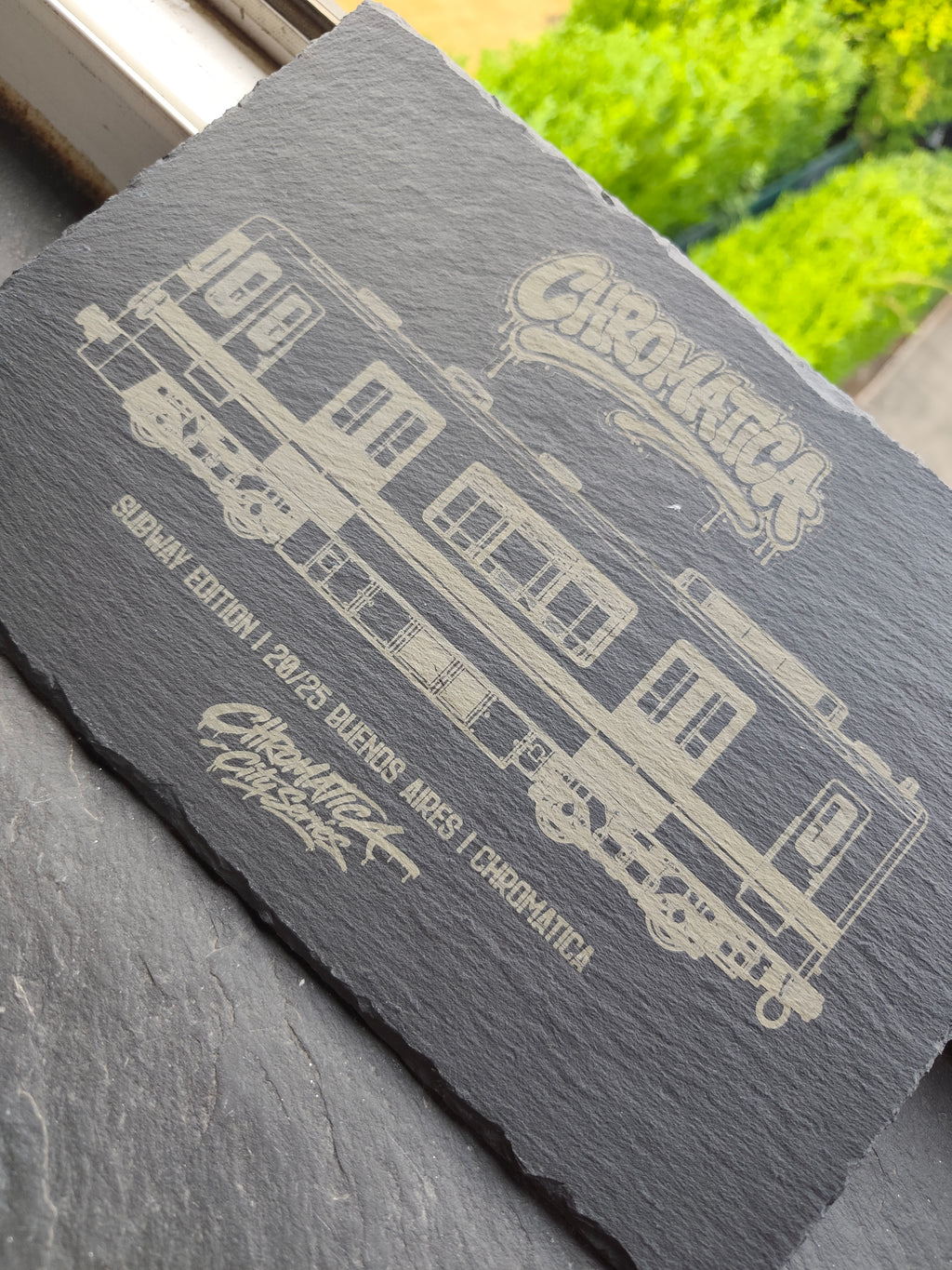 Buenos Aires Subte Slate Art – Laser-Engraved Limited Edition