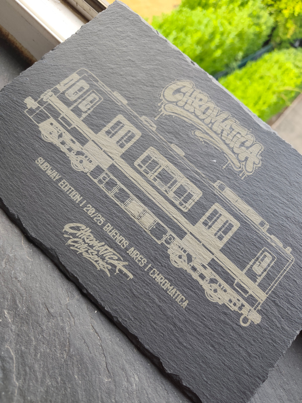 Buenos Aires Subte Slate Art – Laser-Engraved Limited Edition