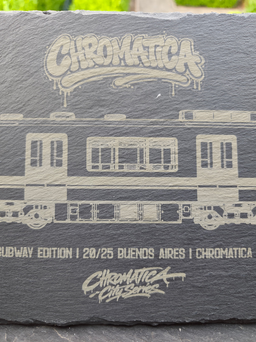 Buenos Aires Subte Slate Art – Laser-Engraved Limited Edition