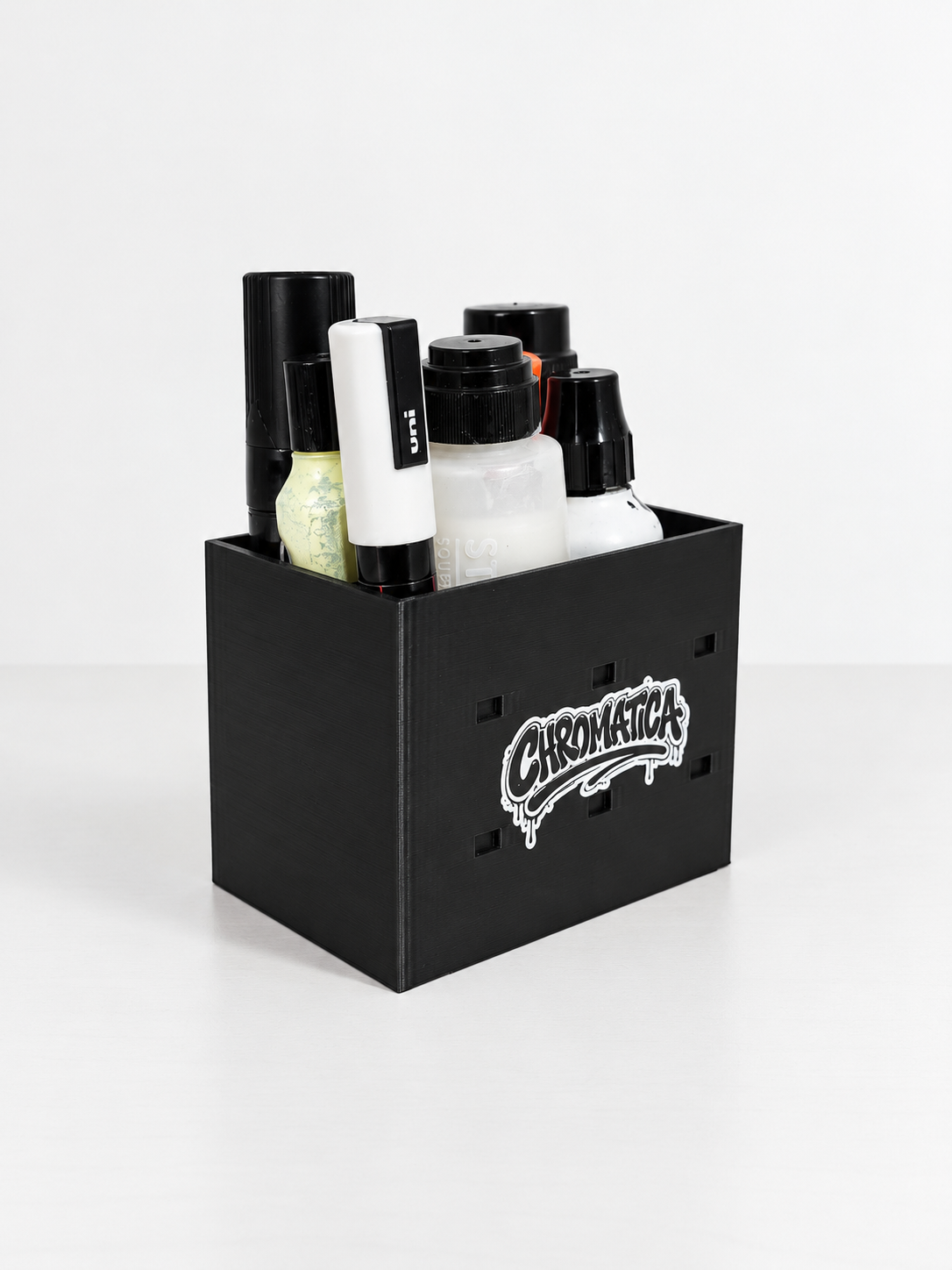 Black Marker Caddy – Modular Open Marker Organizer