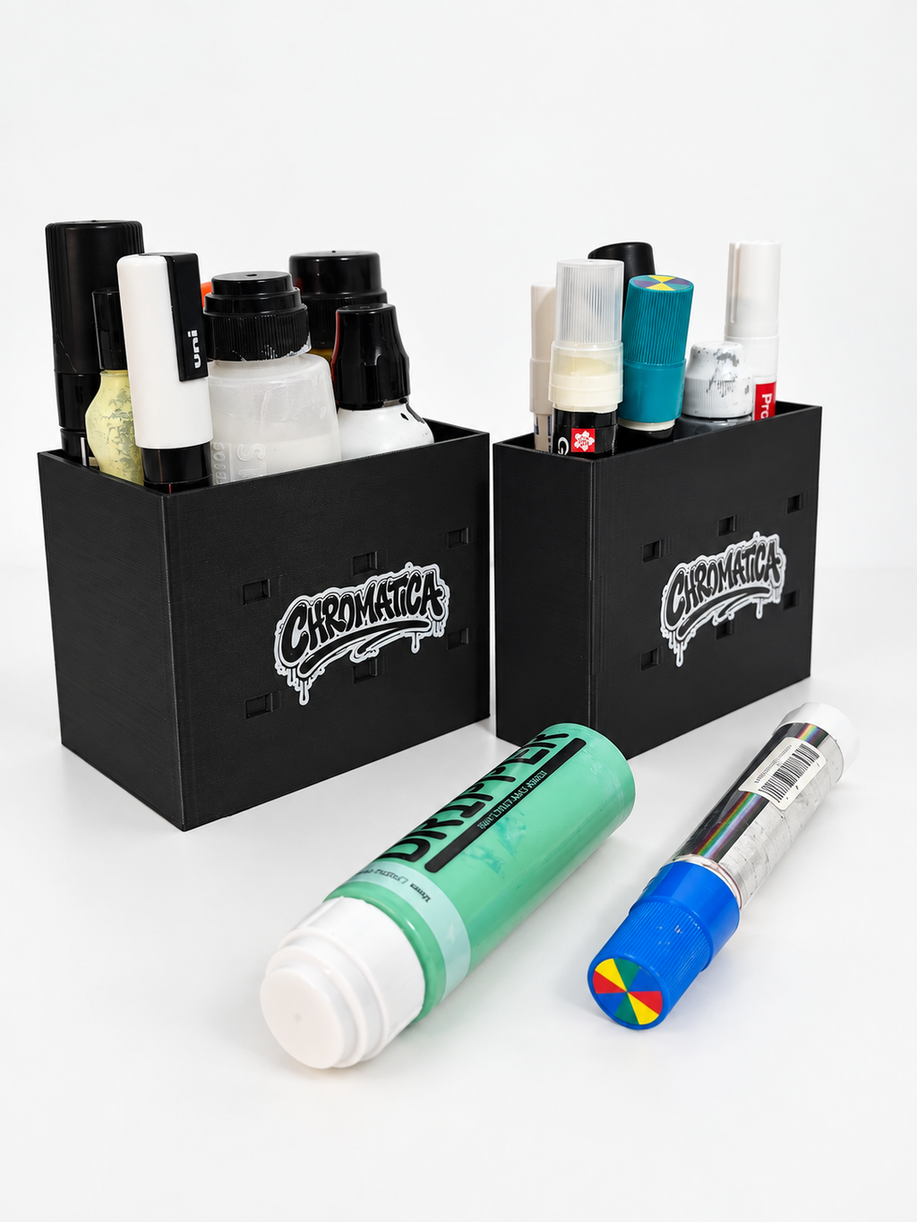 Black Marker Caddy – Modular Open Marker Organizer