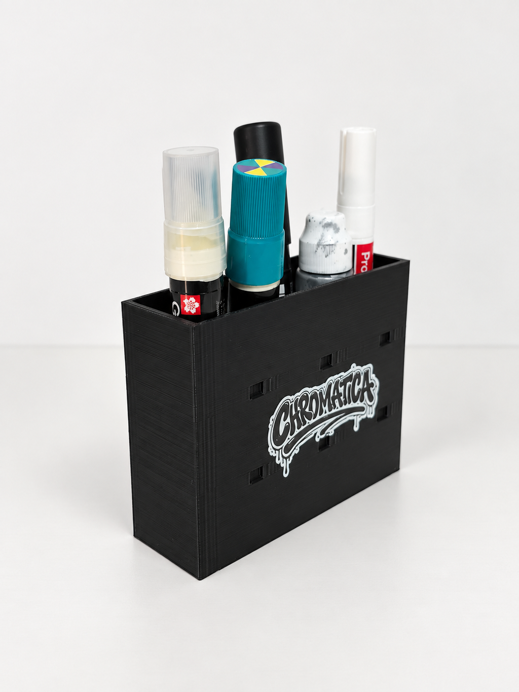 Black Marker Caddy – Modular Open Marker Organizer