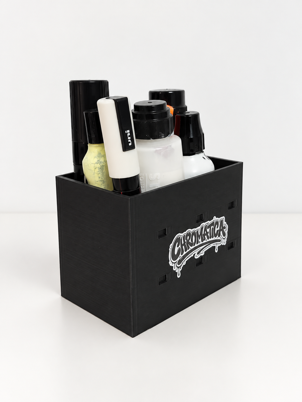 Black Marker Caddy – Modular Open Marker Organizer