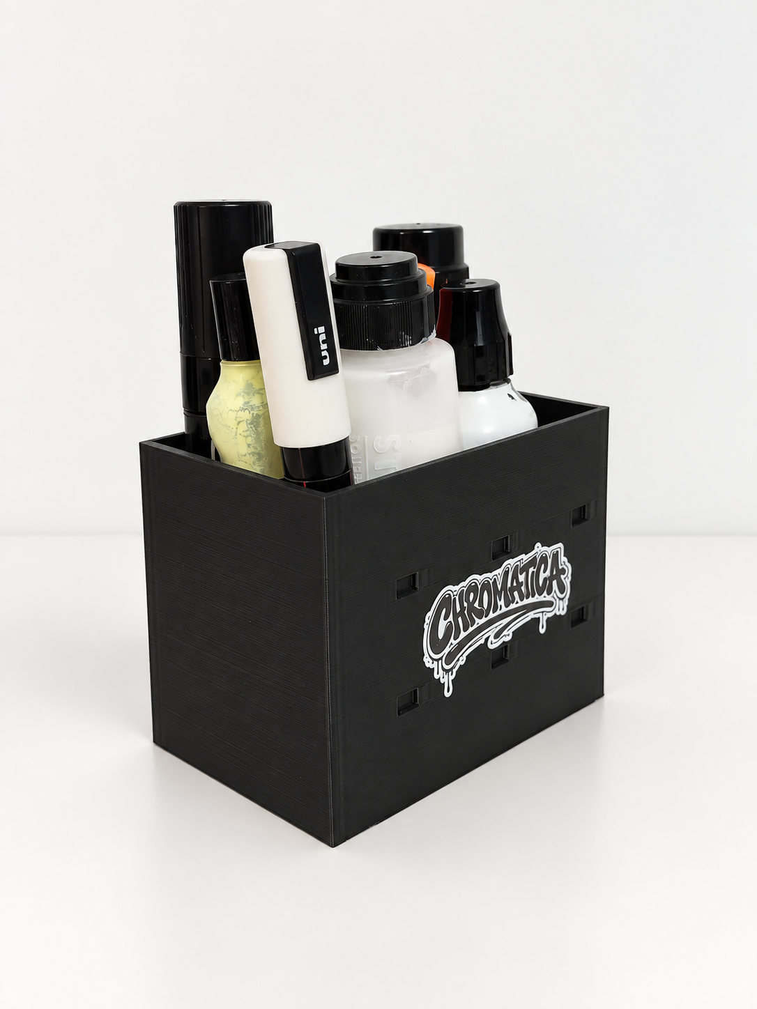Black Marker Caddy – Modular Open Marker Organizer