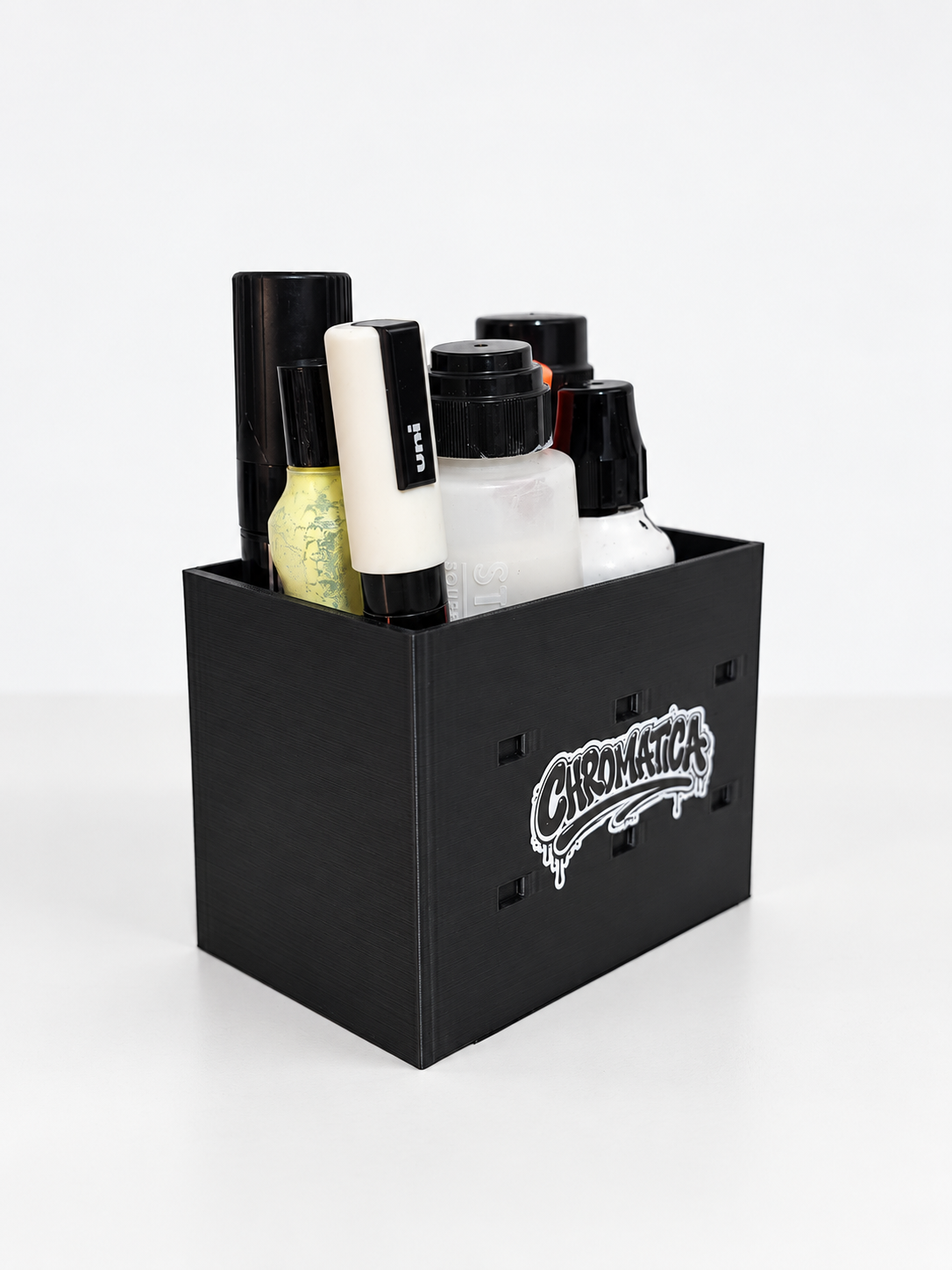 Black Marker Caddy – Modular Open Marker Organizer