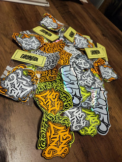 15 Graffiti and Street Art Stickers – Urban Slap Pack – Vinyl & Paper Mix – Outdoor Ready