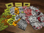 15 Graffiti Stickers – Street Art Sticker Pack – Matte Vinyl & Paper Mix – Urban Slaps Set 2