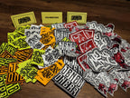 15 Graffiti Stickers – Street Art Sticker Pack – Matte Vinyl & Paper Mix – Urban Slaps Set 2
