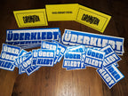25 Protest Statement Stickers – Large Urban Slap Pack – Street Art Sticker Set – Weatherproof – 2 Sizes