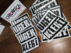 15 Protest Statement Stickers – Large 3in Slap Pack – Urban Street Art Stickers – Weatherproof