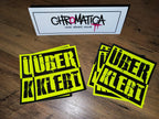 15 Protest Statement Stickers – Large 3in Slap Pack – Urban Street Art Stickers – Weatherproof
