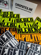 30 Anti Politics Stickers – Street Art Protest Slaps – Urban Graffiti Sticker Pack – Outdoor Statement Set