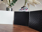 Mini Brick Wall for Painting – 3D Printed Graffiti Wall | DIY Urban Art Canvas | 10×11 cm PLA Model for Acrylic Paint
