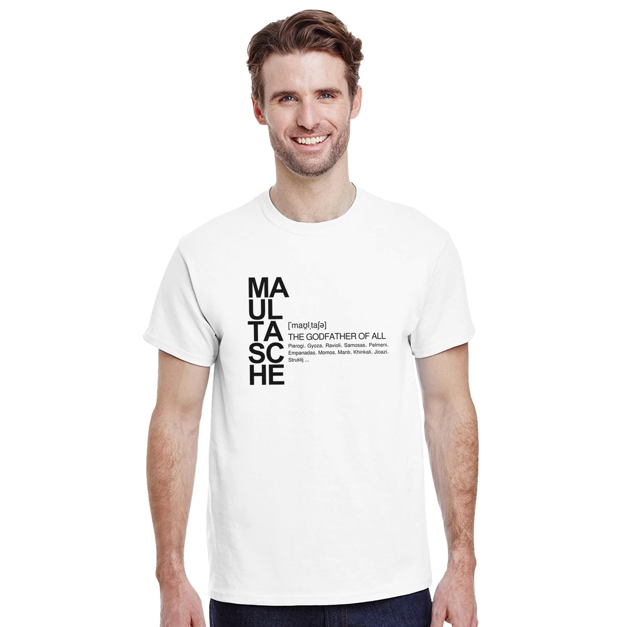 Maultasche T-Shirt – The Godfather Of All – Schwäbische Dumpling Shirt, Pierogi, Gyoza, Ravioli & More – Funny Foodie Tee