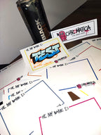 20 Hi My Name Is Stickers A6 – Color Slap Blanks – Extra Strong Adhesive – Printer & Marker Ready