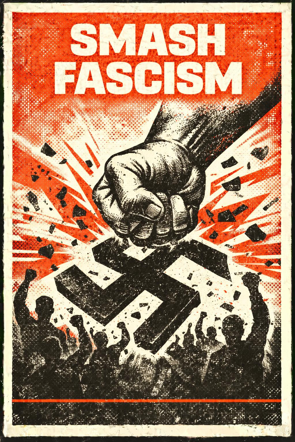 Antifa Sticker Pack (20 pcs) – Political Vintage Propaganda Style Stickers – Street Art Protest Set – Anti Fascism Art