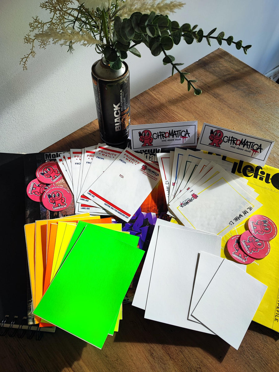 30-Piece Graffiti Sticker Pack – Slap, Hi My Name & Eggshell