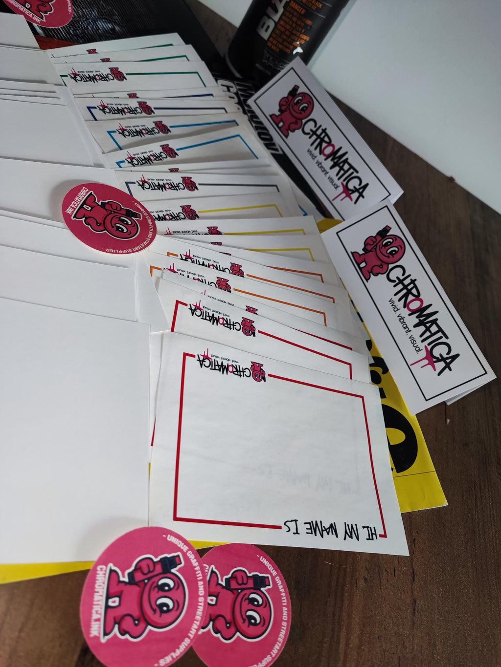 Graffiti Stickers 60 Pack – Graffiti Sticker Bulk – Slap Stickers, Hi My Name & Eggshell