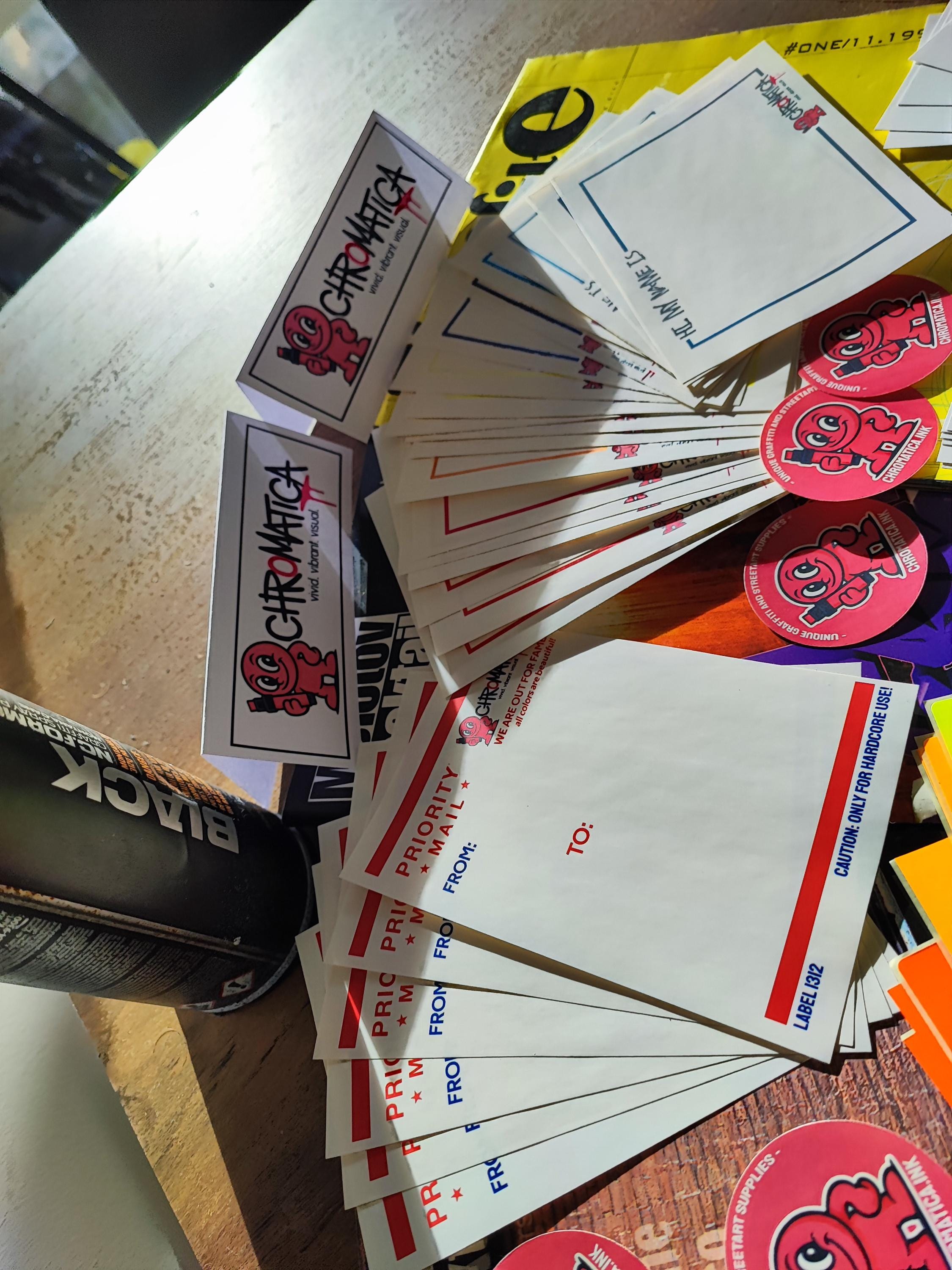 Graffiti Stickers 50 Pack – Graffiti Sticker Bulk – Slap Stickers & Eggshell Kit