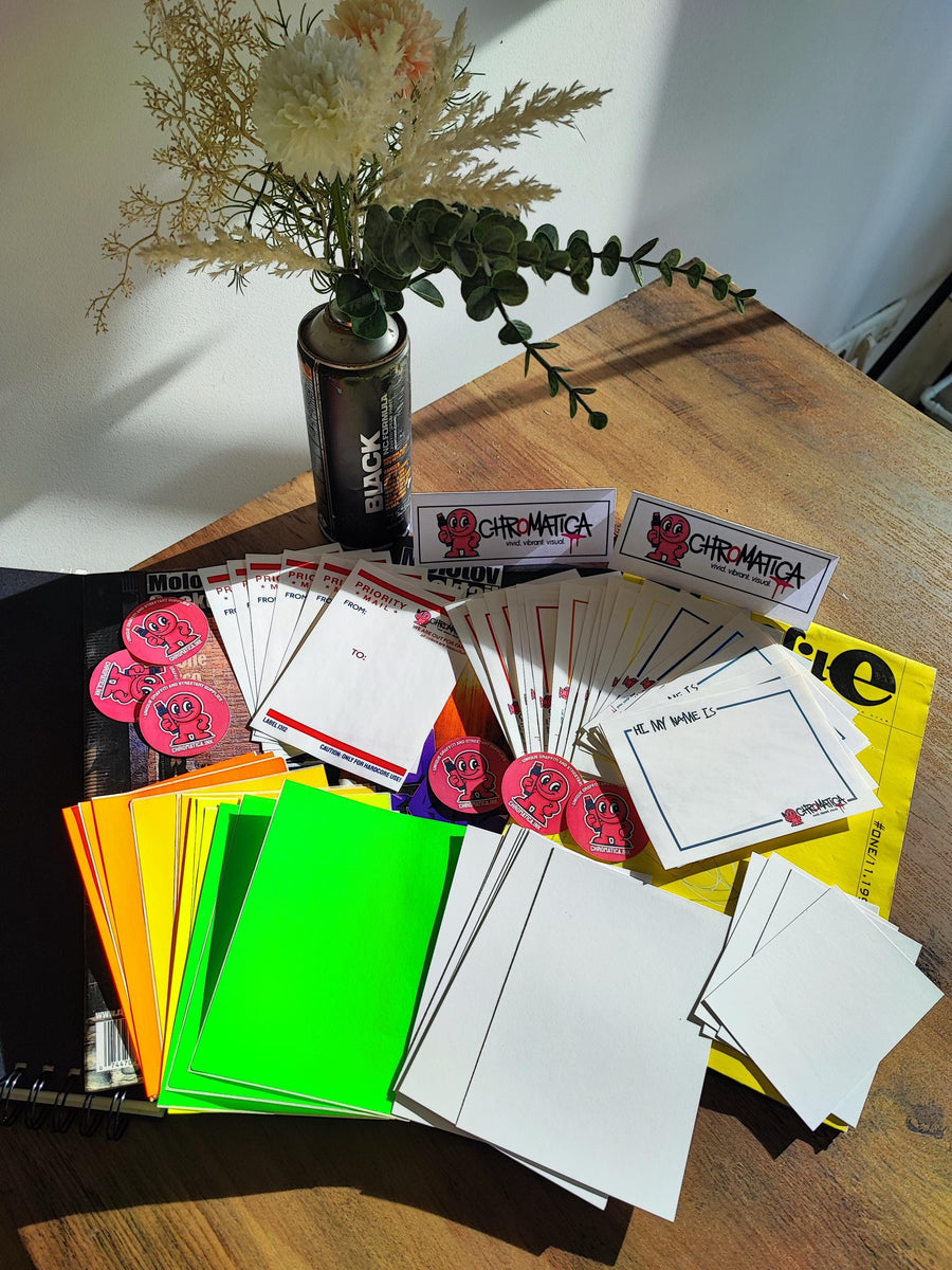 50-Piece Graffiti Sticker Pack – Slap, Hi My Name & Eggshell