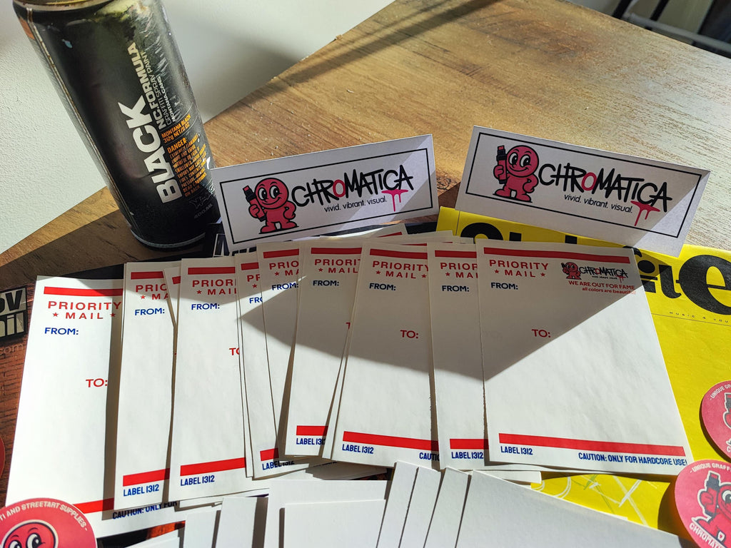 Graffiti Stickers 30 Pack – Slap Sticker Pack with Label Blanks & Eggshell – Pro Street Supply