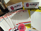 Graffiti Stickers 30 Pack – Slap Sticker Pack with Hi My Name & Eggshell – Pro Street Supply