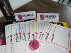 Graffiti Stickers 60 Pack – Graffiti Sticker Bulk – Slap Stickers, Hi My Name & Eggshell