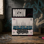 Moscow Metro Coloring Page PDF, A4 Graffiti Train Printable, Moscow Subway Coloring Sheet, Street Art PDF, City Series 13
