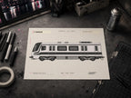 Bangkok Metro Coloring Page PDF, A4 Graffiti Train Printable, Bangkok Subway Coloring Sheet, Street Art PDF, City Series 17