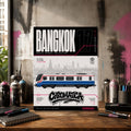 Bangkok Metro Coloring Page PDF, A4 Graffiti Train Printable, Bangkok Subway Coloring Sheet, Street Art PDF, City Series 17