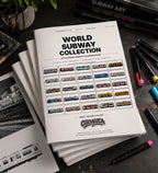 World Subway Collection PDF – 55-Page A4 Graffiti Train Coloring Book with 20+ Cities, Metro Art Pages, Bonus Material & Checklist