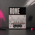 Rome Metro Coloring Page PDF, A4 Graffiti Train Printable, Rome Subway Coloring Sheet, Street Art PDF, City Series 14