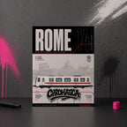 Rome Metro Coloring Page PDF, A4 Graffiti Train Printable, Rome Subway Coloring Sheet, Street Art PDF, City Series 14