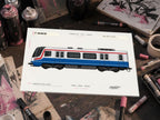 Bangkok Metro Coloring Page PDF, A4 Graffiti Train Printable, Bangkok Subway Coloring Sheet, Street Art PDF, City Series 17