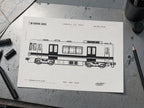 Buenos Aires Train Coloring Page PDF, A4 Graffiti Train Printable, Buenos Aires Subway Coloring Sheet, Street Art PDF, City Series 20
