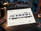 Mexico City Metro Coloring Page PDF, A4 Graffiti Train Printable, Mexico Subway Coloring Sheet, Street Art PDF, City Series 23