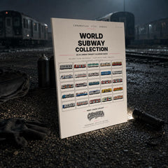 World Subway Coloring Book Paperback, Graffiti Train Coloring Book, 25 City Metro & Subway Art Book for Adults