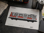 Bucharest Metro Coloring Page PDF, A4 Graffiti Train Printable, Bucharest Subway Coloring Sheet, Street Art PDF, City Series 24