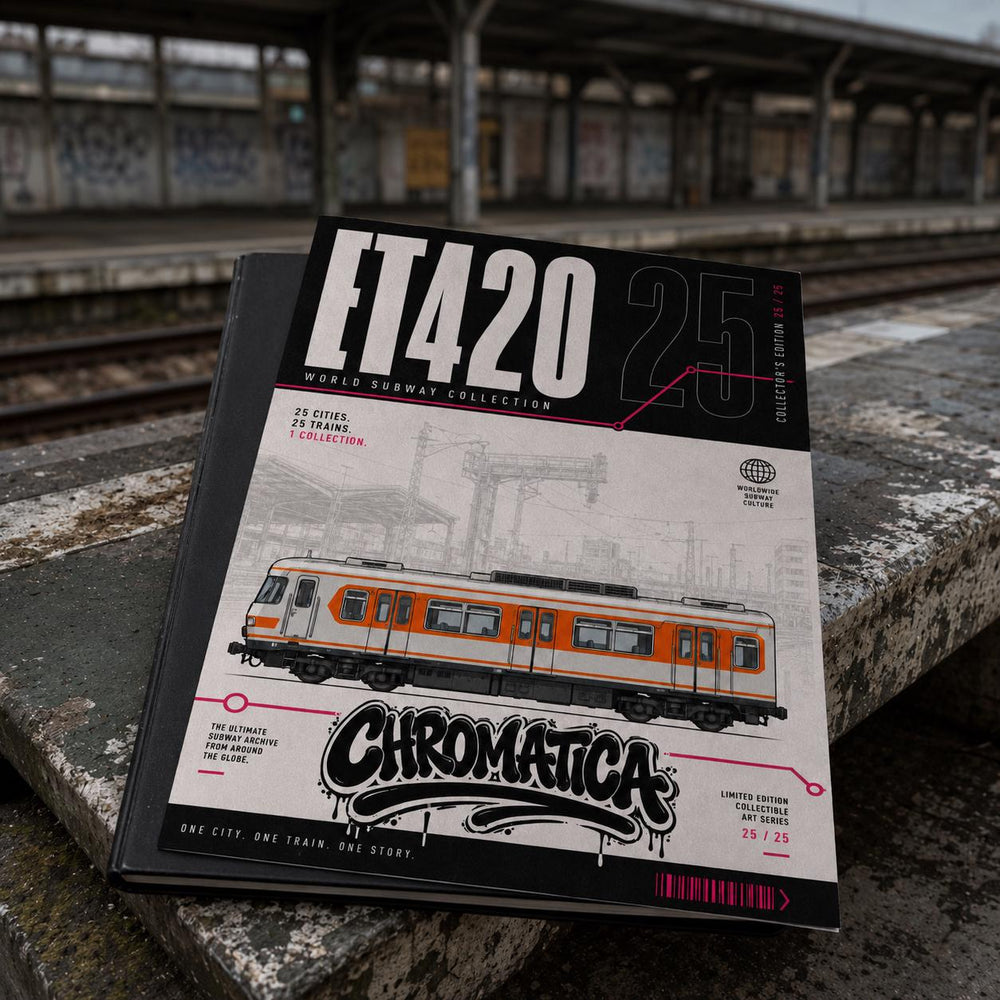 ET420 S-Bahn Coloring Page PDF, A4 Graffiti Train Printable, Plochi Oldschool Train Coloring Sheet, Street Art PDF