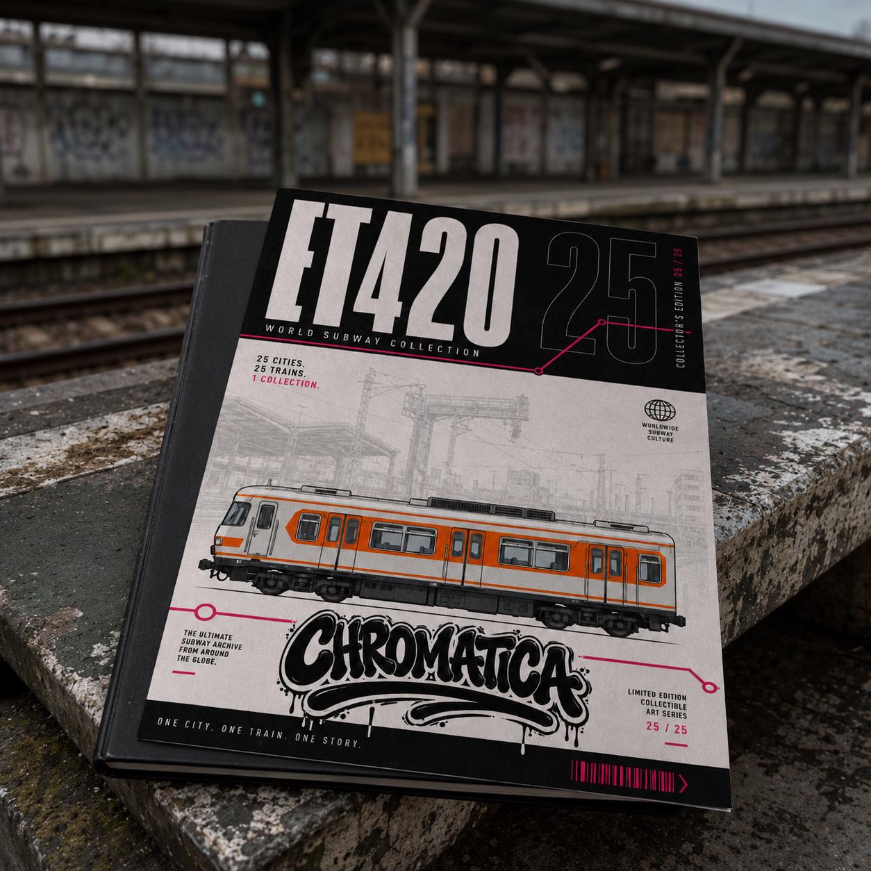 ET420 S-Bahn Coloring Page PDF, A4 Graffiti Train Printable, Plochi Oldschool Train Coloring Sheet, Street Art PDF