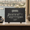 Istanbul Metro Slate Art, Laser-Engraved Train Plaque, Limited City Series Edition