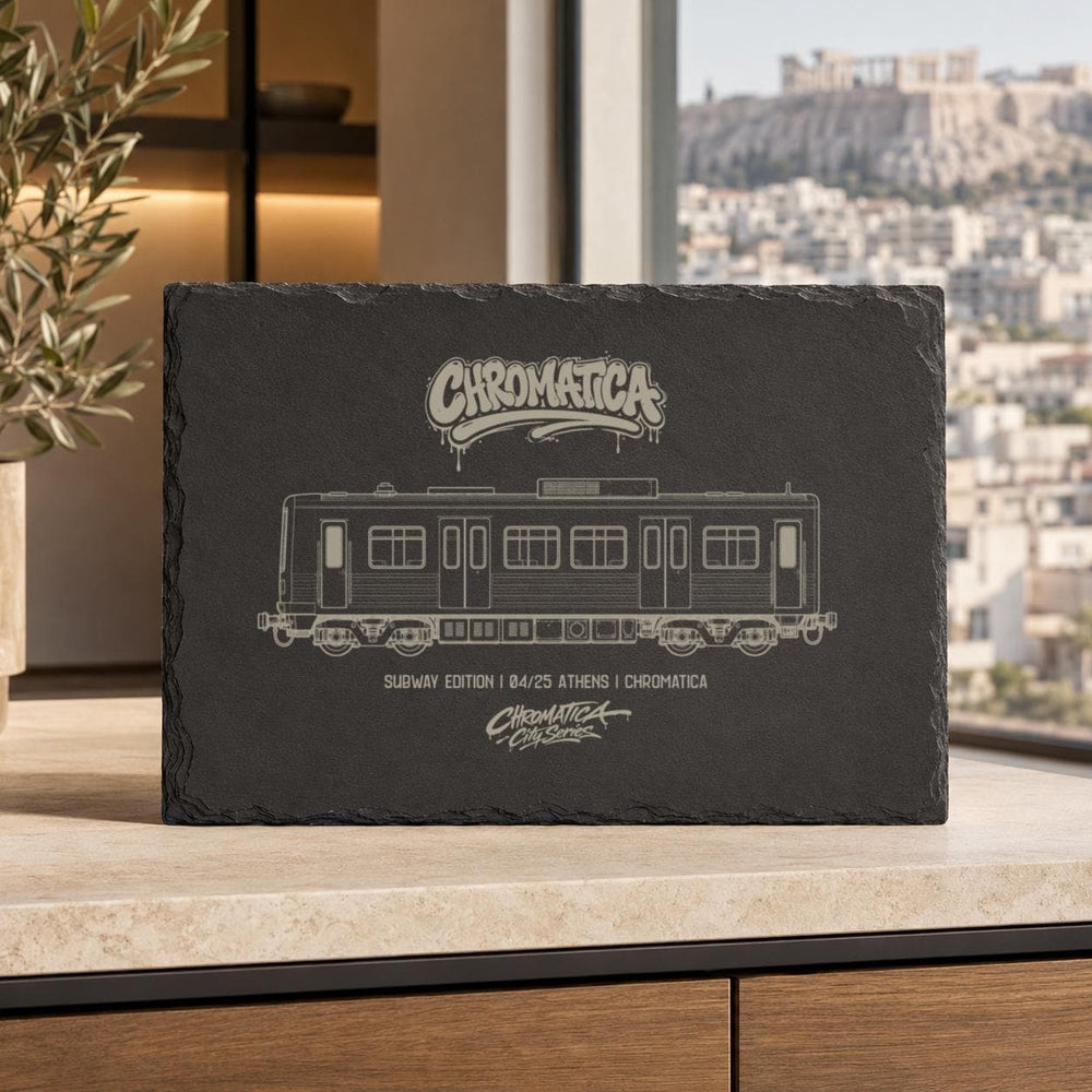 04 Athens Metro Slate Art – Limited Laser-Engraved Collector’s Edition